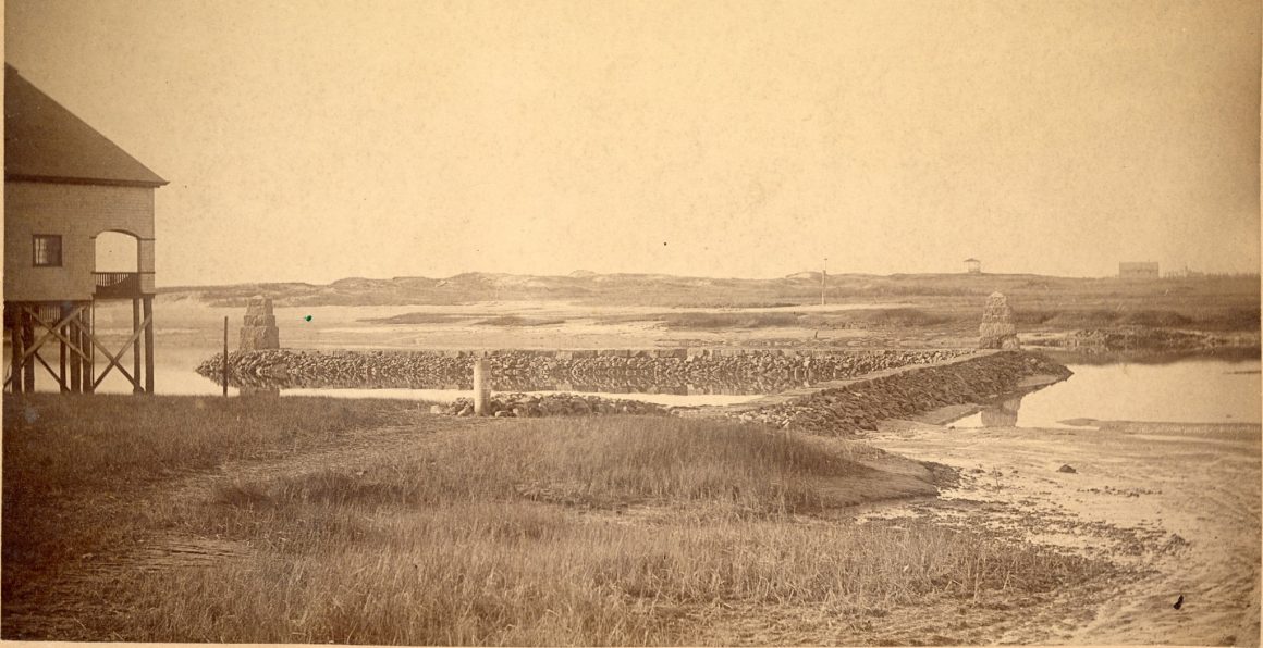 Government Wharf, Piers, and Boathouse Jetty on the Kennebunk River