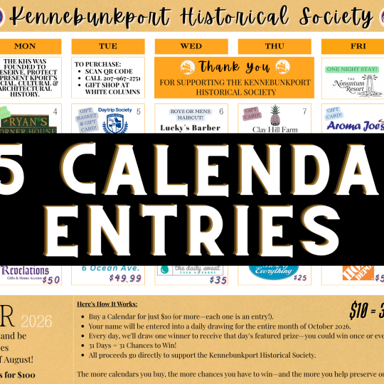 15 Calendar Entries